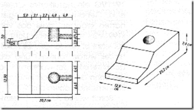 Sketch by Florian Gheorghita of the artefact itself